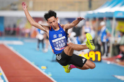 亞洲室內田徑賽》全國紀錄保持人林昱堂 收下男子跳遠銀牌