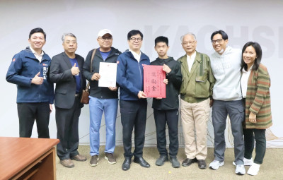 高雄國一生東京競走奪冠又破記錄 獲陳其邁公開表揚