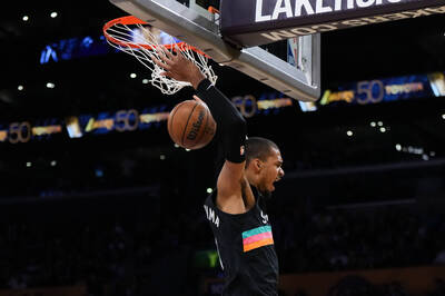 溫班亞瑪破隊史紀錄大敗湖人 今日NBA戰績