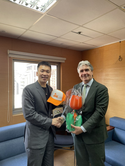 運動部》深化台荷運動外交合作 荷蘭在台辦事處代表拜會李洋 