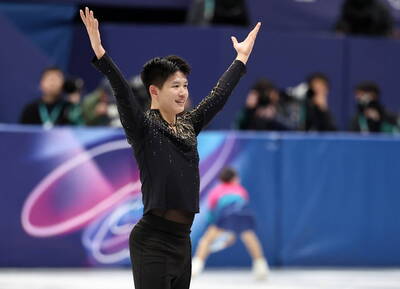 冬奧》李宇翔締台灣花滑新頁  冬奧首秀第23名作收