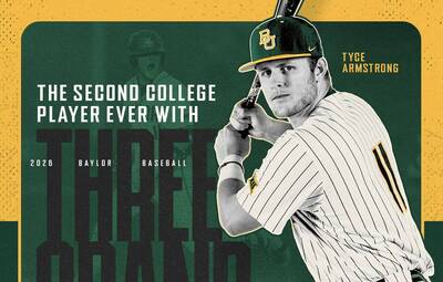 NCAA》單場3響全是滿貫砲！貝勒大學大四重砲轟出50年來超狂紀錄（影音）