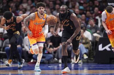 NBA》哈登、米契爾聯手 騎士勝黃蜂奪7連勝升東部第3