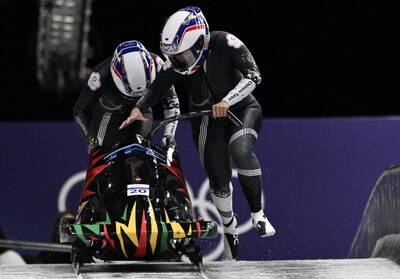 冬奧》台灣女子雙人雪車新歷史！林欣蓉／林頌恩首趟滑出最佳成績