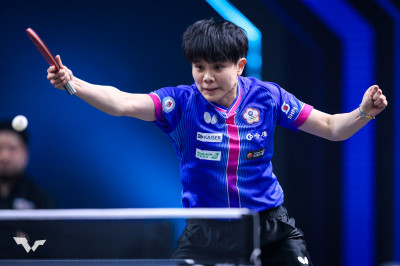 新加坡大滿貫賽》5局大戰逆轉昔日搭檔李昱諄 鄭怡靜32強對決中國王曼昱