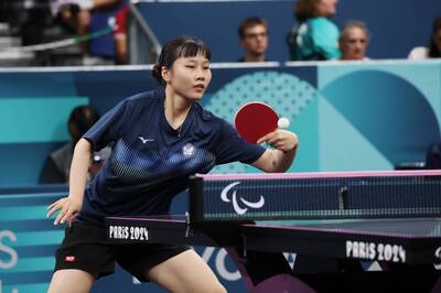 新加坡大滿貫》田曉雯直落三拍落瑞典選手 勇奪帕拉女單金牌
