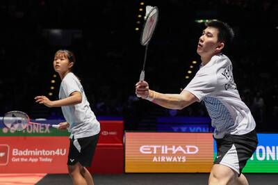 全英賽》葉宏蔚／詹又蓁擊敗法國強敵 奪台灣混雙首金！