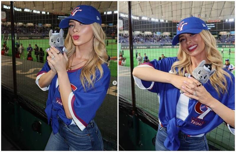 到哪都抱著！費仔嬌妻超愛台灣隊吉祥物「歐告」 超萌原因曝光！