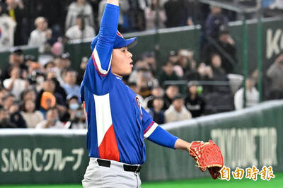 經典賽》解決超火燙的金倒永助台灣奪史詩1勝！守護神曾峻岳說話了