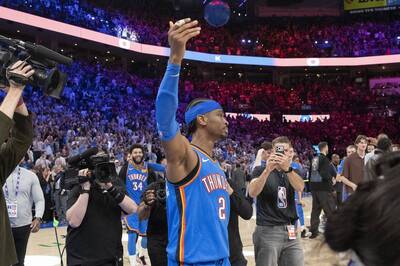 SGA追平連續得分20分場次 今日NBA戰績