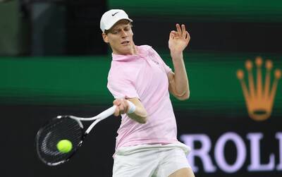 P:2:網球》辛納頂住連續搶7壓力 驚險力退19歲巴西小子豐塞卡