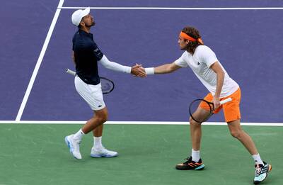 P:1:網球》喬科維奇與西西帕斯合拍惜敗 印地安泉人氣男雙無緣8強