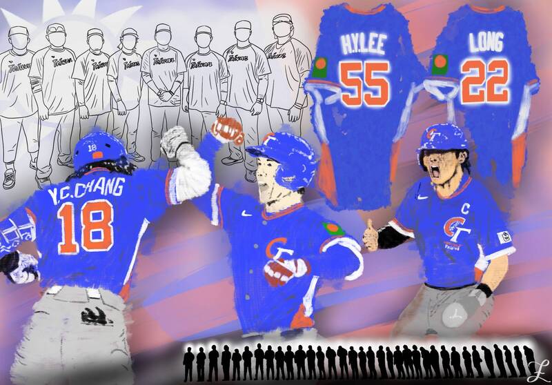 莊陳仲敖手繪「WBC回憶」藏洋蔥 網淚讚：被棒球耽誤的小畫家