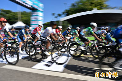國際自由車環台賽台北站開賽！ 從凱道騎經總統府、二二八公園