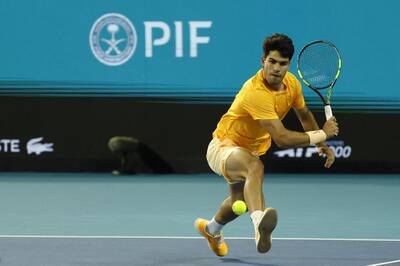 網球》球王艾卡拉茲強壓巴西小子 盛讚19歲後浪潛力十足