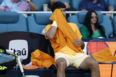 網球》球王艾卡拉茲邁阿密32強爆冷敗給地主 「感覺不太好…」