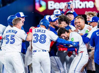 MLB》藍鳥連2場跟對手說再見！岡本和真扛四番　開季2戰都敲安