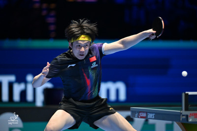 桌球》苦戰7局逆轉18歲松島輝空 王楚欽首奪世界盃冠軍