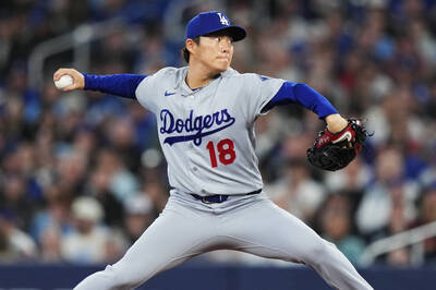 MLB》山本由伸6局好投、7局突遇狀況　隊友讓藍鳥滿壘大中計