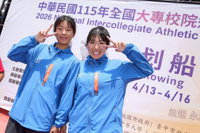 全大運划船》北市大菜鳥林暄芸 一日兩戰不喊累摘雙金