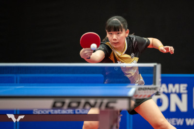 桌球》連退兩名華裔女將 黃愉偼首度闖進支線賽女單8強