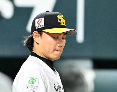 日職》徐若熙昨狂掉7分  今遭軟銀鷹降二軍