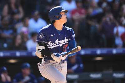 MLB》大谷翔平猛敲2長打！連續51場上壘 聽牌亞洲選手新紀錄