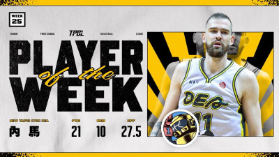 TPBL》內馬禁區穩定高率輸出 率特攻連勝獲單週MVP