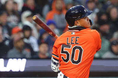MLB》李灝宇敲安帶打點超越台灣名投！守備獲讚上大聯盟後最佳一役