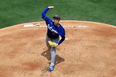 MLB》全場製造18次揮空！佐佐木朗希新練的武器球讓道奇捕手讚賞