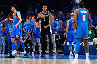 NBA季後賽》馬刺贏球功臣溫班亞瑪 41分24籃板寫狂紀錄