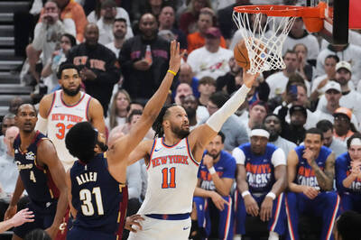 NBA季後賽》布朗森轟30分在客場獲MVP呼聲 尼克打敗騎士聽牌