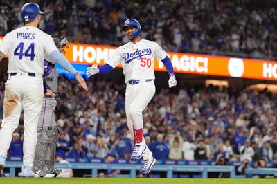 MLB》神調度！「四番貝茲」雙響砲大復活 宇宙道奇17安5轟屠殺洛磯