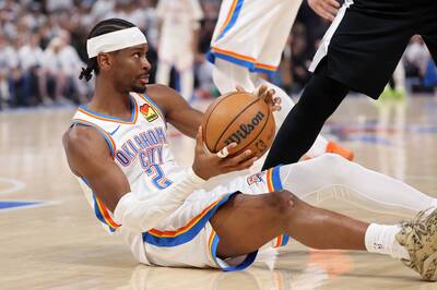 NBA季後賽》SGA砍32分聯手卡魯索 雷霆輕取馬刺先聽牌