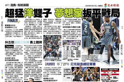TPBL總冠軍賽》超猛「洋」雙子 夢想家扳平戰局