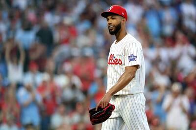 MLB》連續50.2局無失分寫史上第5高！費城人王牌左投領銜連勝教士