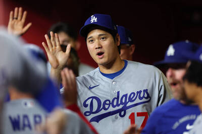MLB》大谷翔平二刀流後休兵！ 宇宙道奇慘挨再見轟中斷2連勝