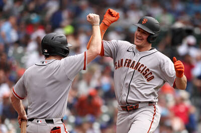 MLB》查普曼雙響砲+8打點 巨人18分煙火秀、賞小熊近25場第19敗