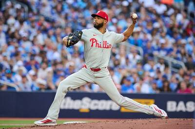 MLB》近7場防禦率僅0.51！費城人王牌左投7局狂飆10K擊退藍鳥