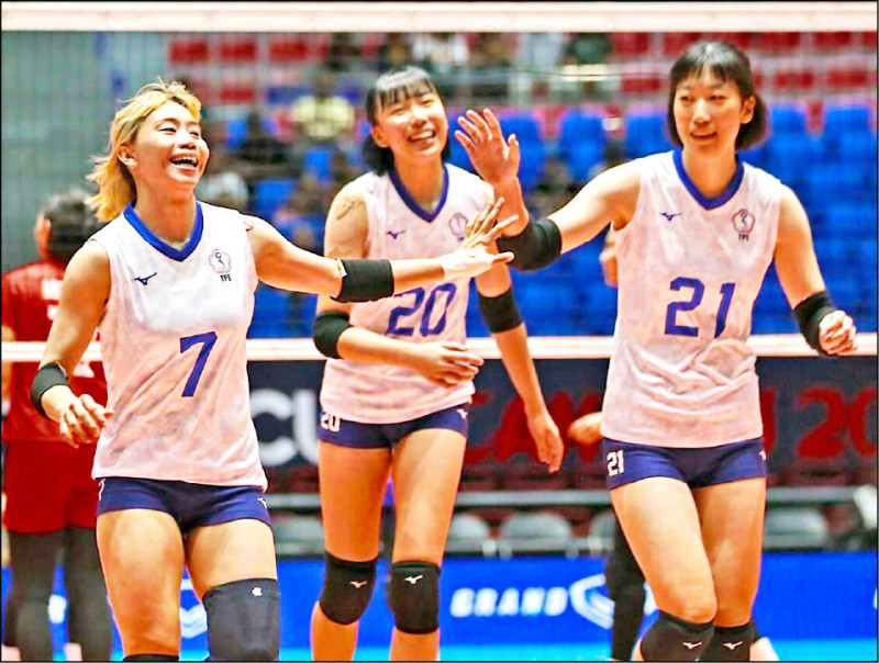 亞洲盃女排》擊敗烏茲別克 我笑納3連勝