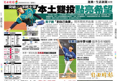 突破洋將主宰 本土雙投點亮希望》黃子鵬「對自己負責」 問不問天不在意