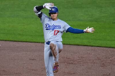 MLB》大谷翔平夯出長打、貢獻2打點 道奇單局灌10分打爆海盜