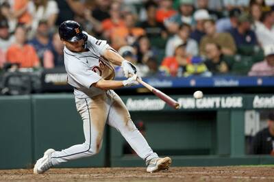 MLB》夯長打+關鍵安！台灣新星李灝宇連4場敲安 老虎遭逆轉吞敗
