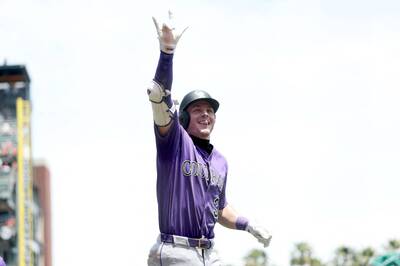 MLB》百年來第2人！ 洛磯核彈頭敲出單季第2發「首打席場內全壘打」