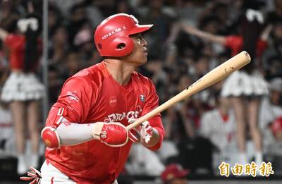 中職》味全龍3：2勝樂天桃猿 朱育賢新人年起連11季雙位數全壘打