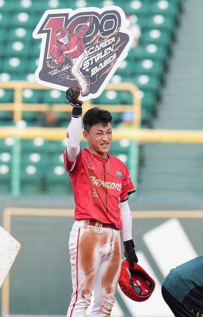 中職》郭天信生涯100盜壘達陣！史上第33人