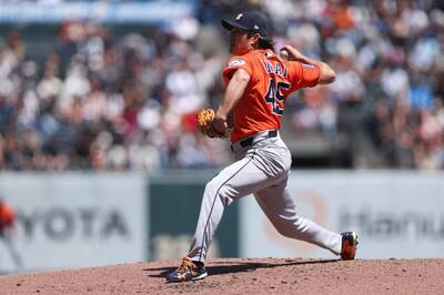MLB》今井達也長中繼3局無失分！太空人退巨人 暫居美西龍頭