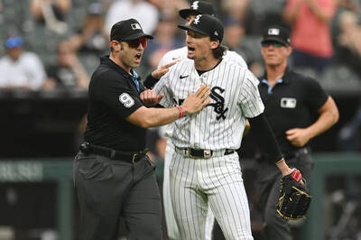 MLB》頭部觸身球引爆大場面！ 白襪右投喊冤 紅人教頭超不爽：會死人的