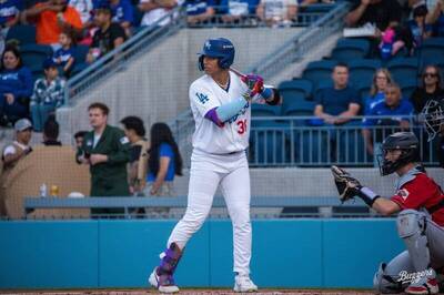 MiLB》道奇台灣20歲巨砲棒打2屆明星日本強投！22歲新星1.2局飆5K