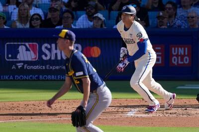 MLB》大谷翔平打回唯一分數卻吞關鍵K！道奇主帥：我從來沒看過...